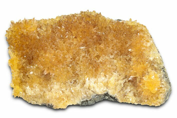 Intense Orange Calcite Crystal Cluster - Poland #332033